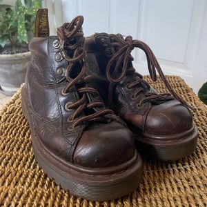 Vintage Brown Leather Dr. Marten Boots